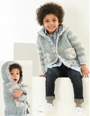 FREE Cascade Child's Stripe Hoodie Knitting Pattern