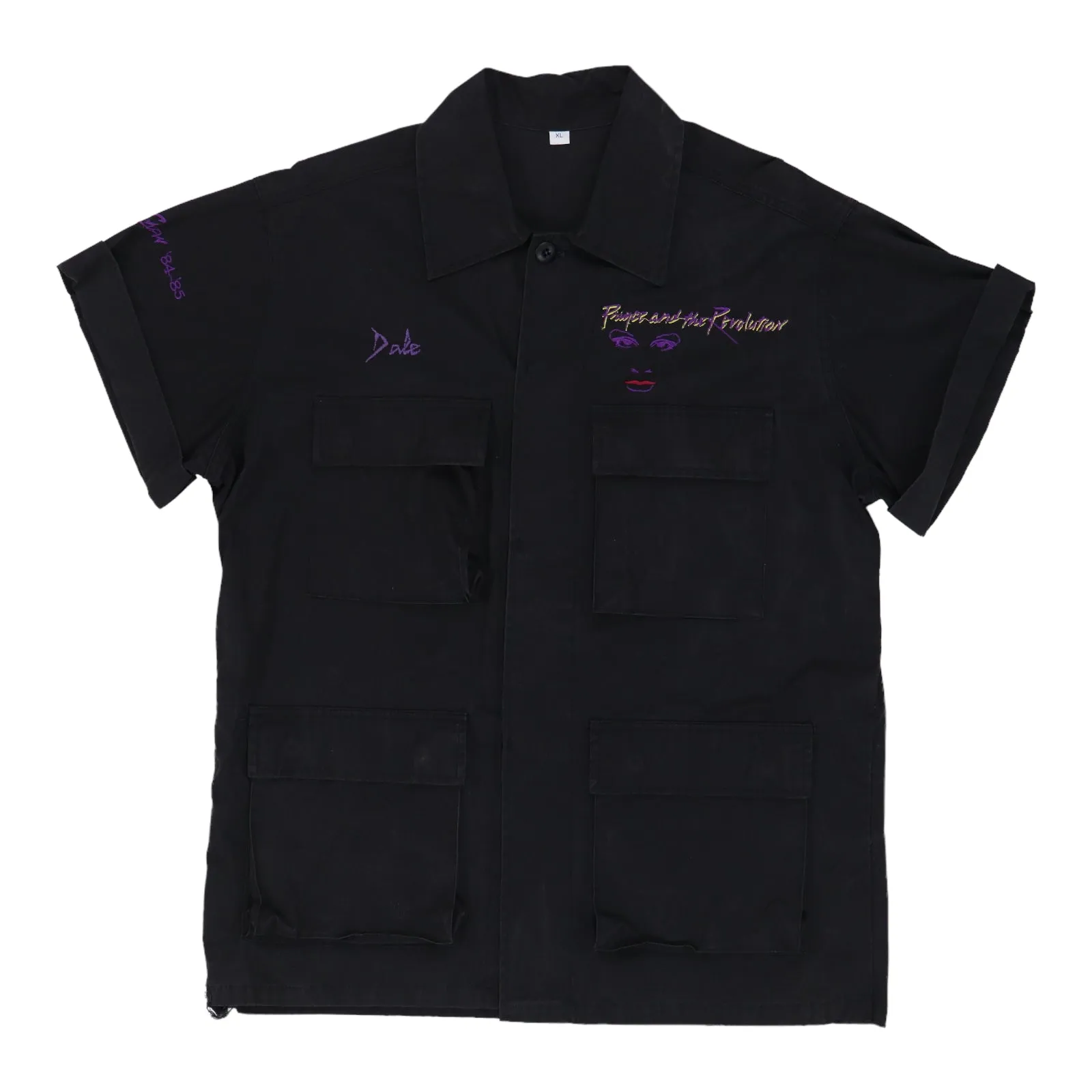 1984 Prince Purple Rain Tour Crew Button Up Shirt