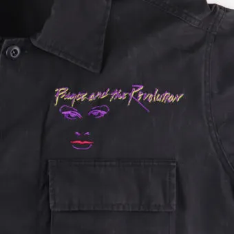 1984 Prince Purple Rain Tour Crew Button Up Shirt