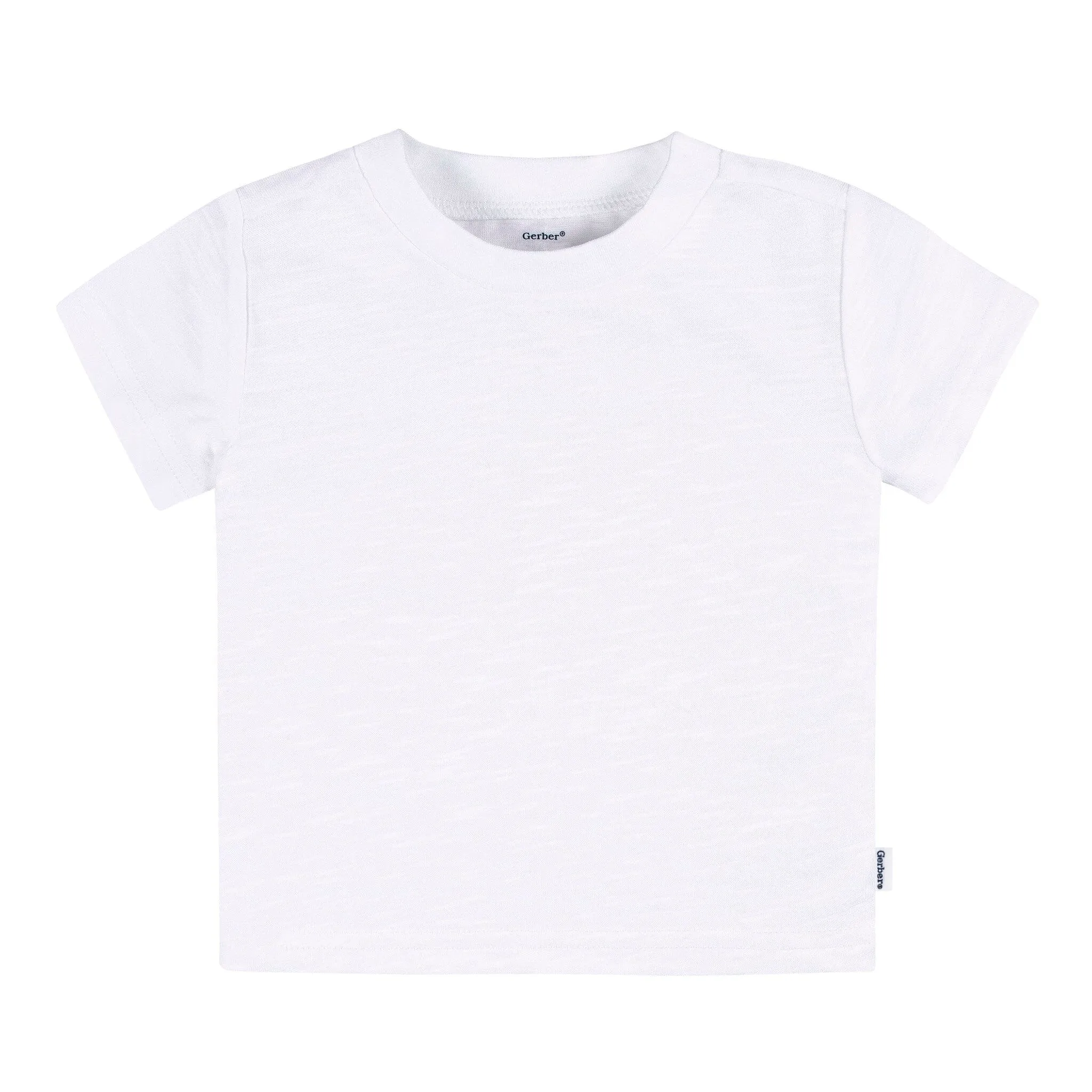 5-Pack Baby Neutral Greys Short Sleeve Tees