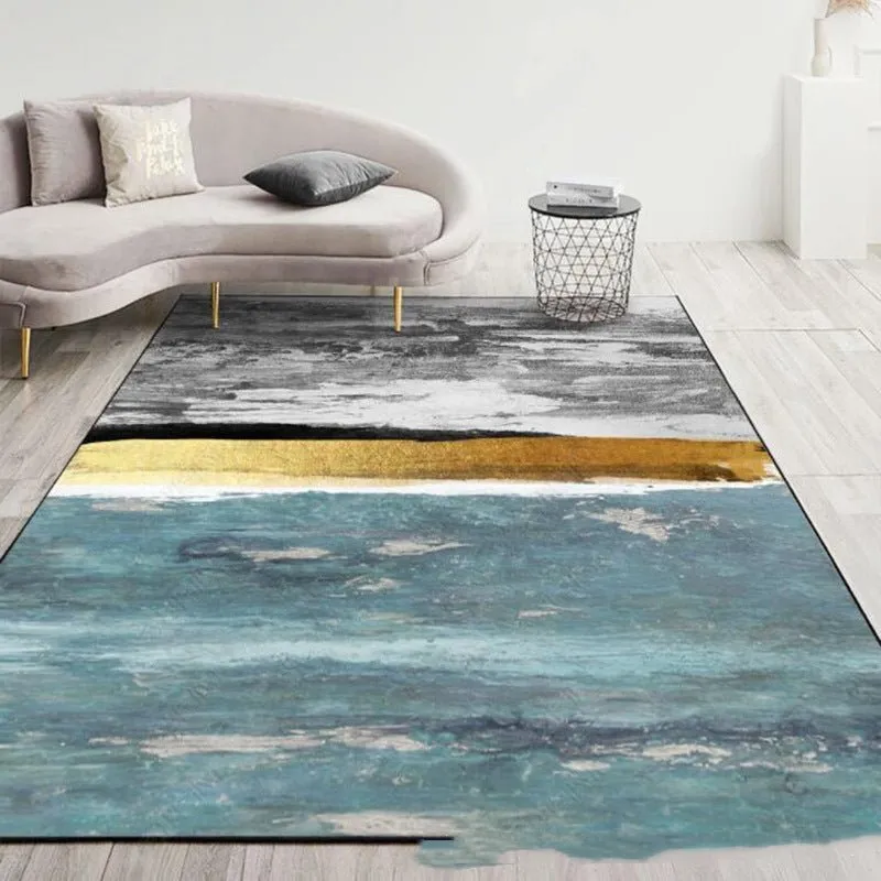 Abstract Cashmere Pattern Sofa Rug