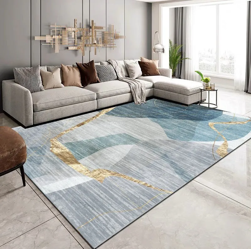 Abstract Cashmere Pattern Sofa Rug