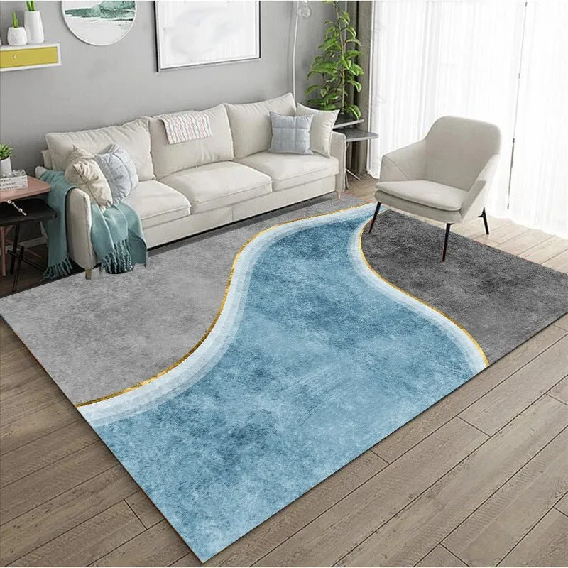 Abstract Cashmere Pattern Sofa Rug