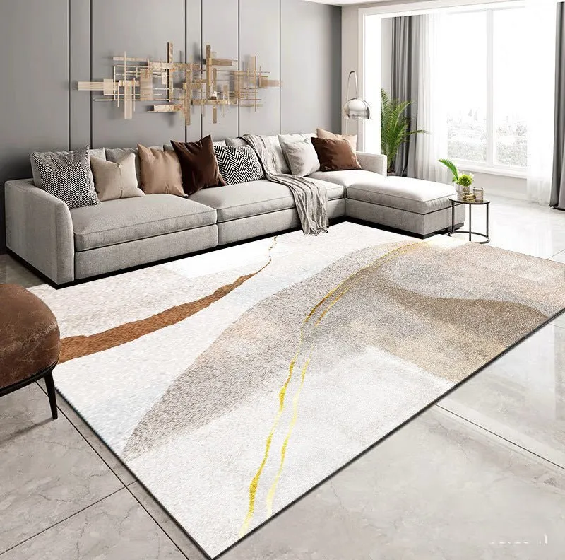 Abstract Cashmere Pattern Sofa Rug