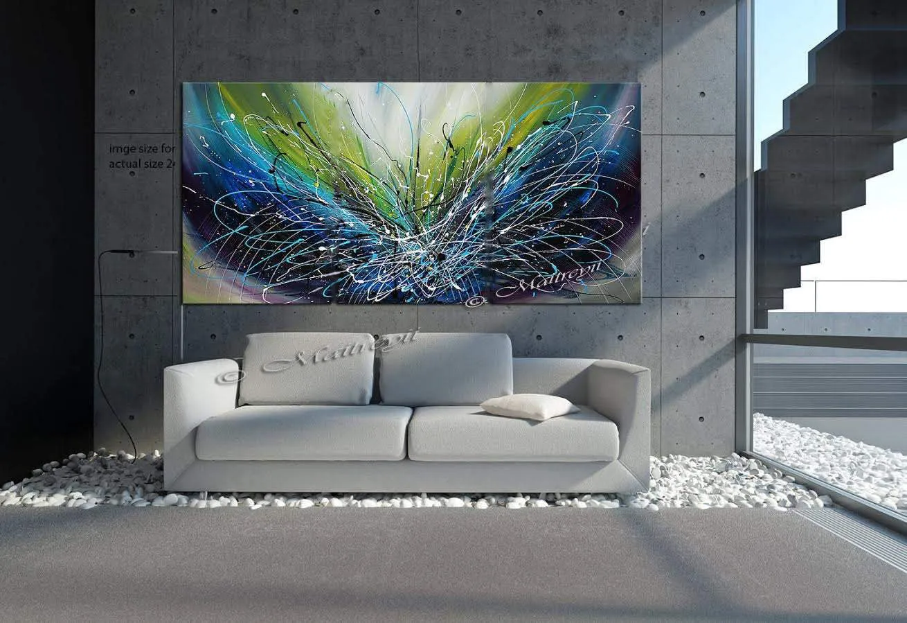 Abstract painting 72, Wall Art Home Decor - Ocean Sparkle 2