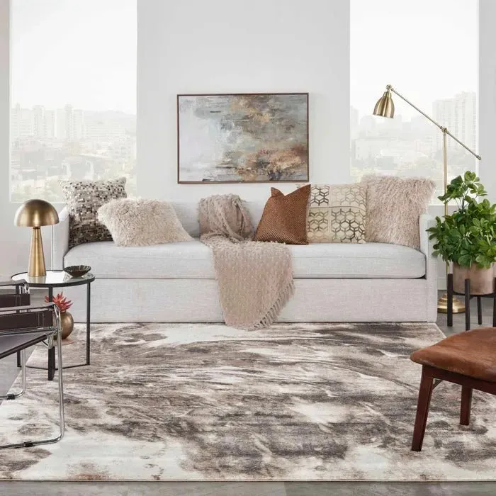 American Manor (KI100) AMR03 Ivory/Mocha Rug