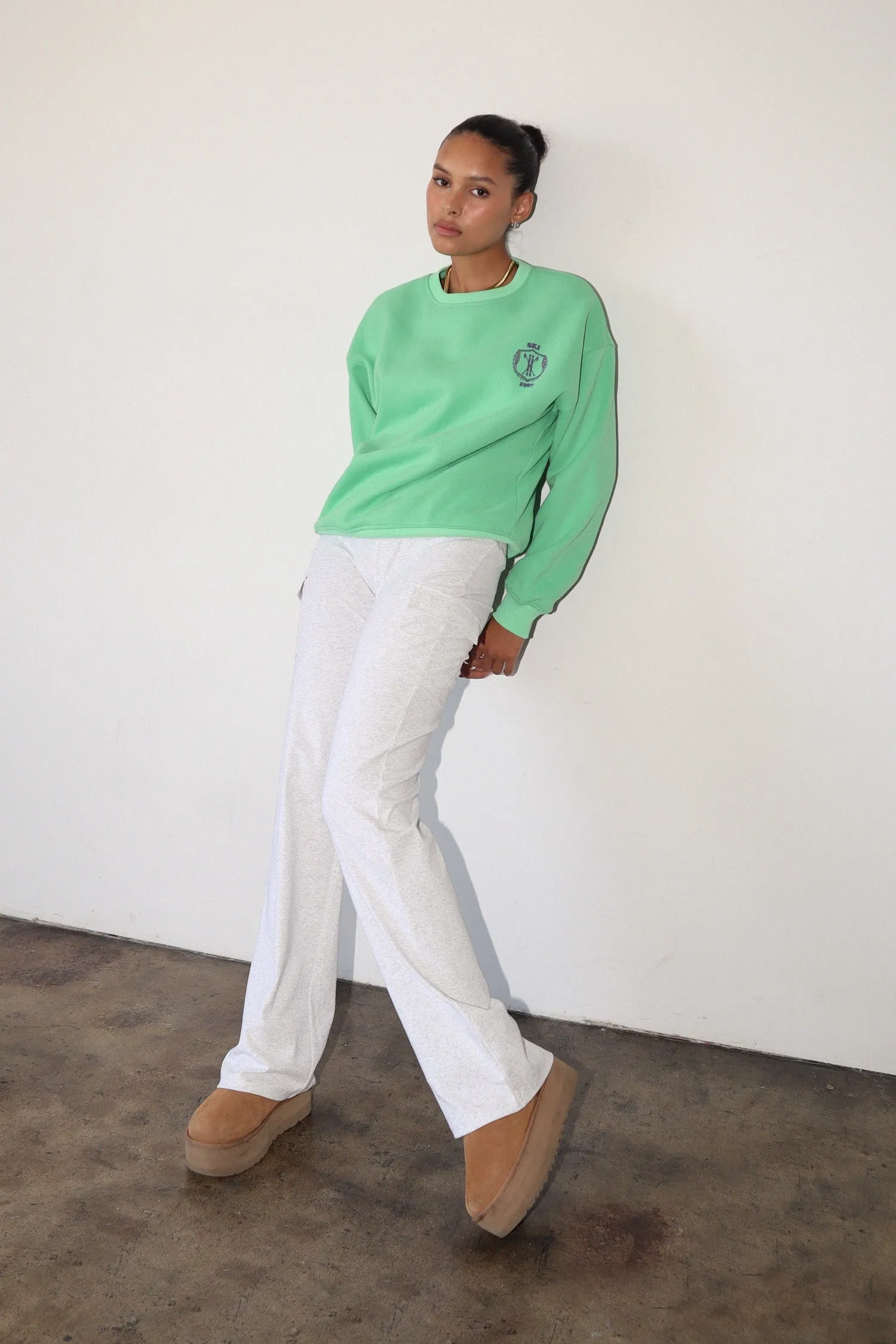 Apres Ski Club Pullover Top Emerald