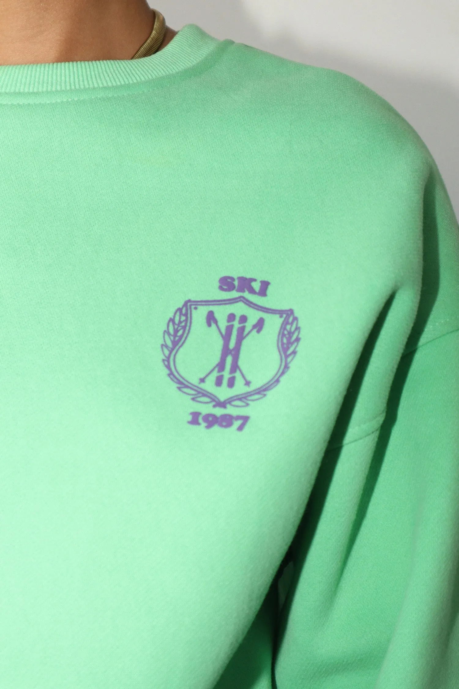 Apres Ski Club Pullover Top Emerald