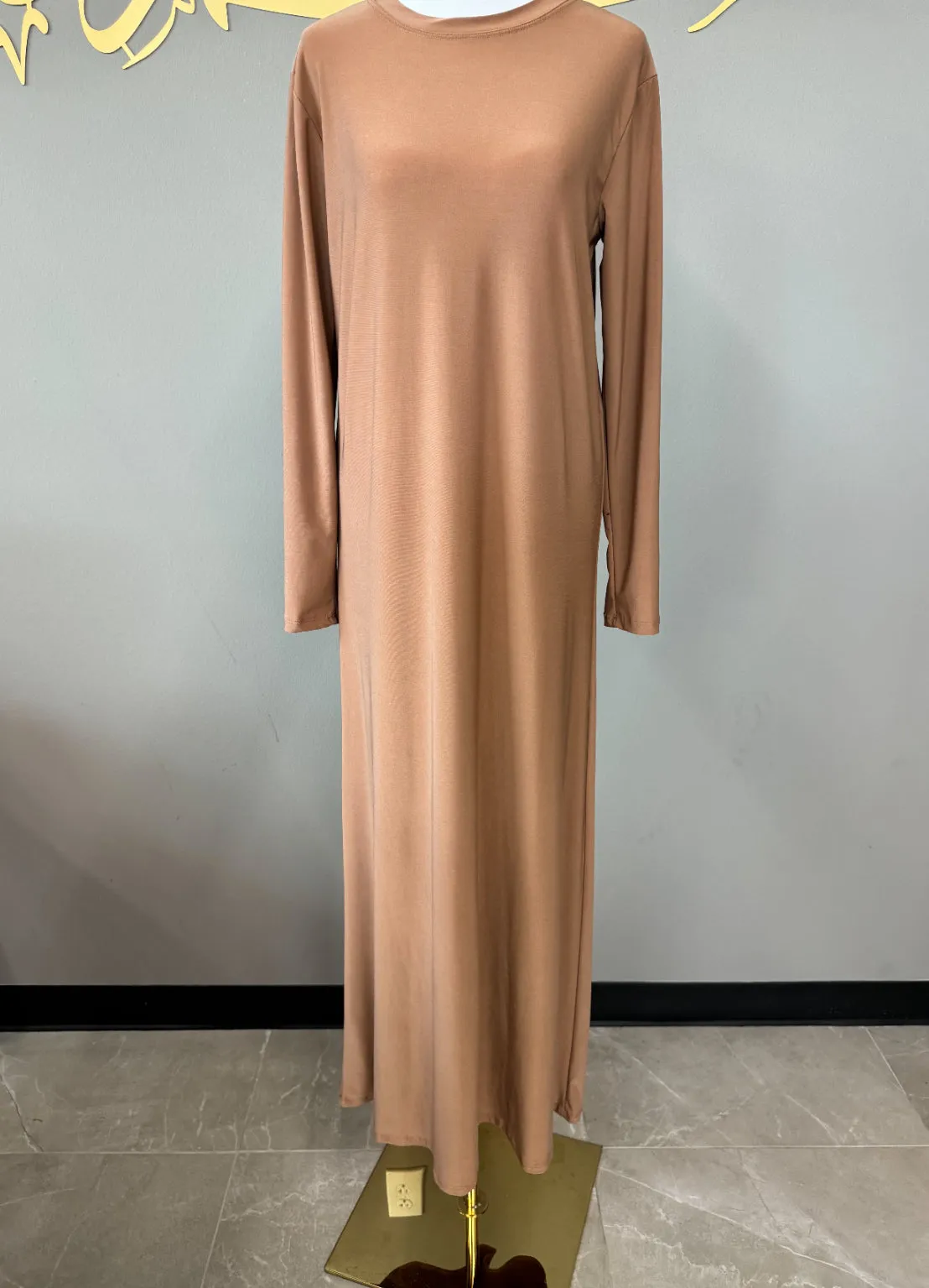 Basic Maxi Dress - Terracotta