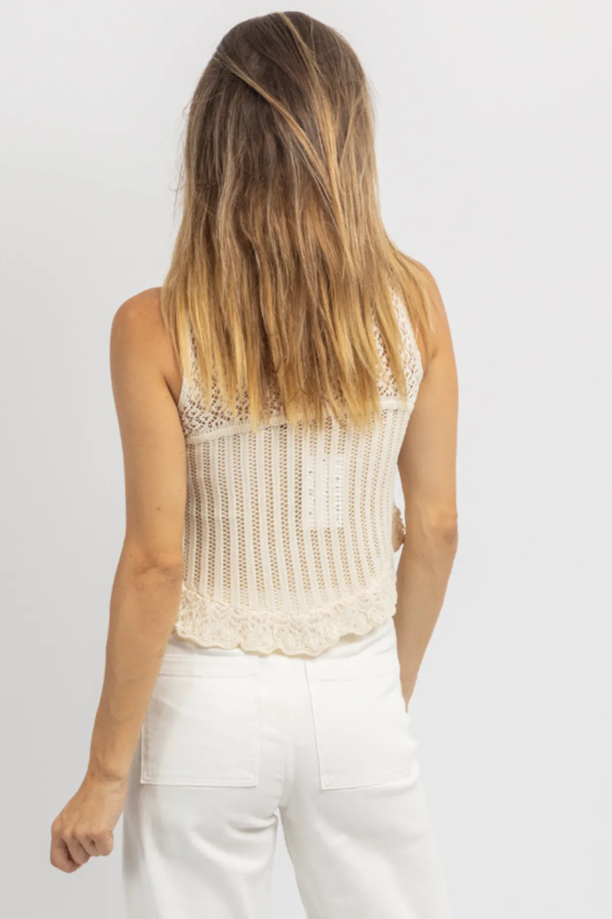 BECK NEUTRAL KNIT TANK TOP