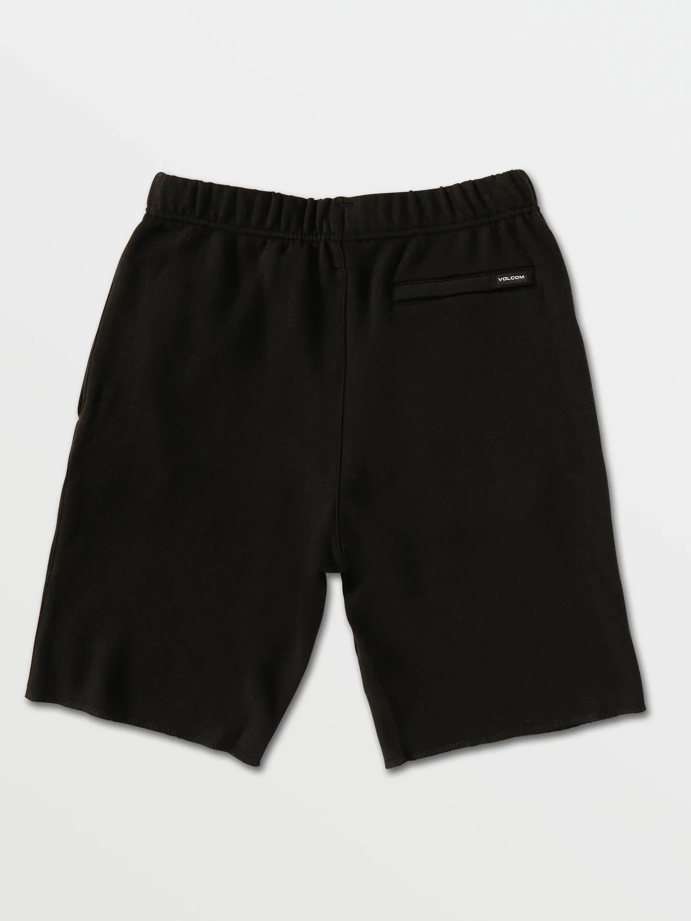 Big Boys Iconic Stone Fleece Shorts - Black