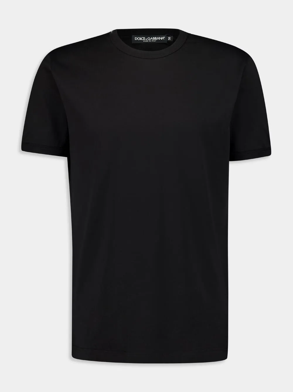 Black Cotton T-Shirt