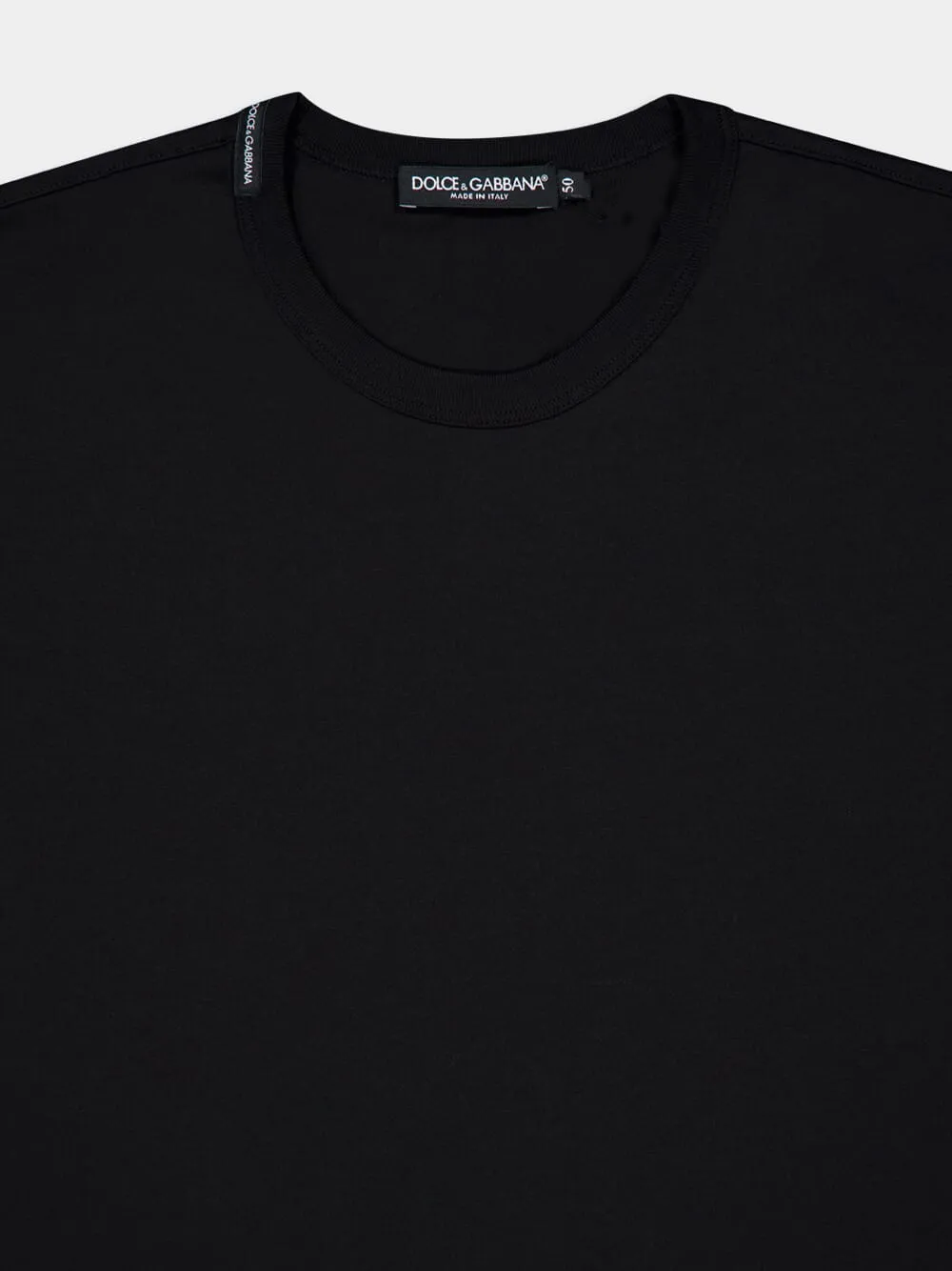 Black Cotton T-Shirt