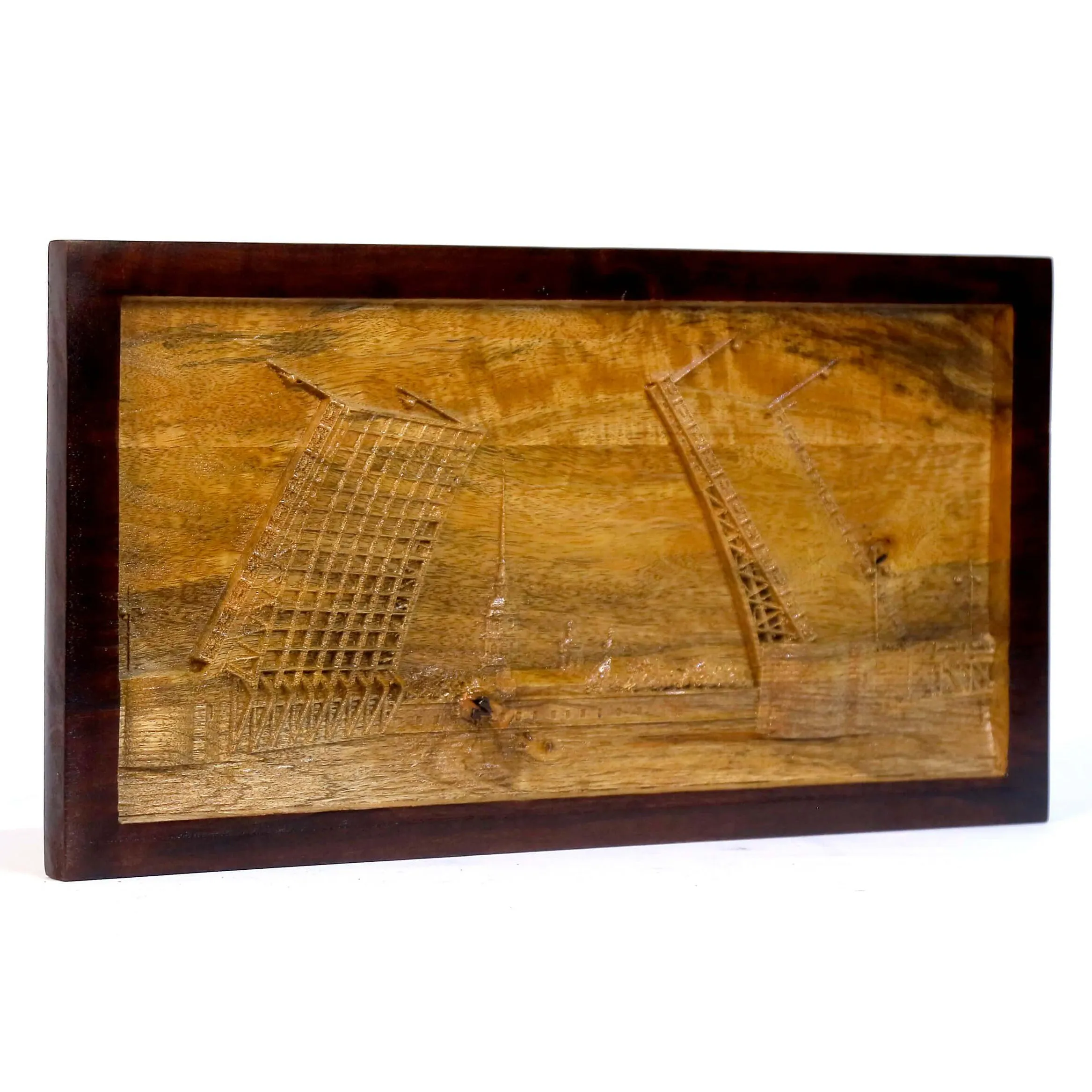 Bridge at Sea Wooden Wall Art