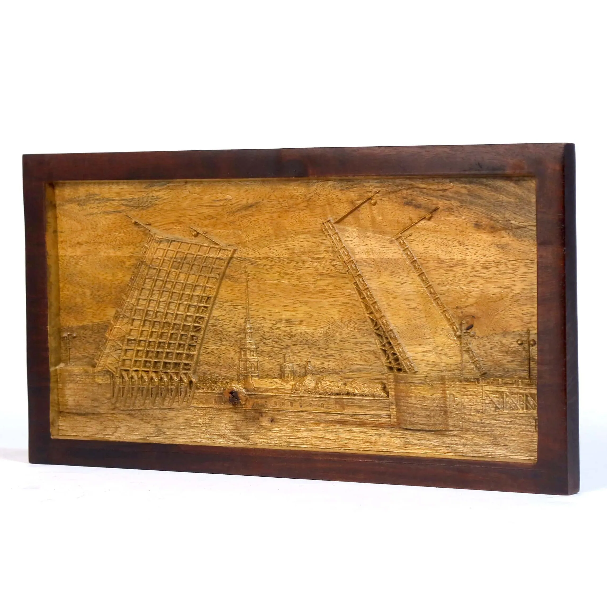 Bridge at Sea Wooden Wall Art