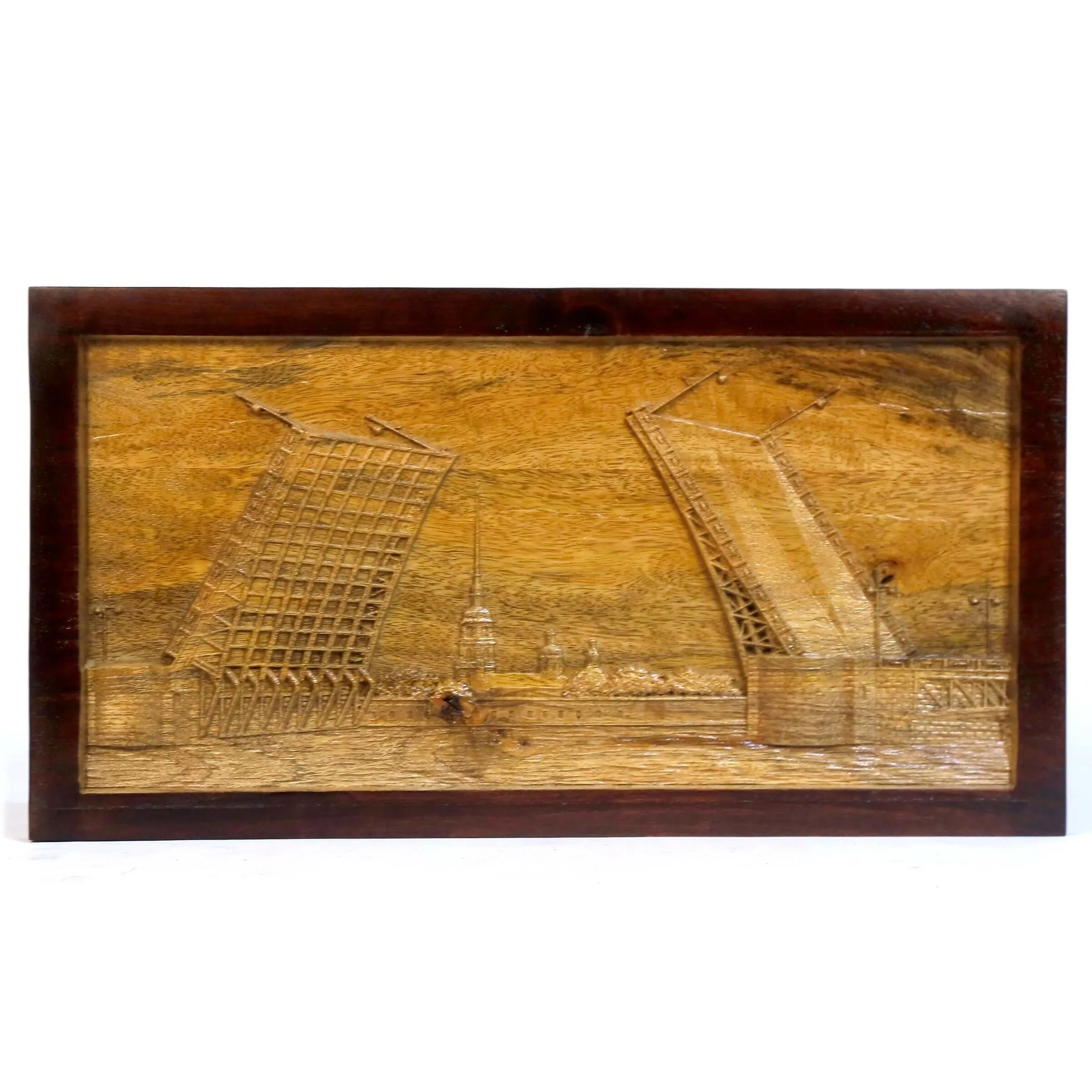 Bridge at Sea Wooden Wall Art