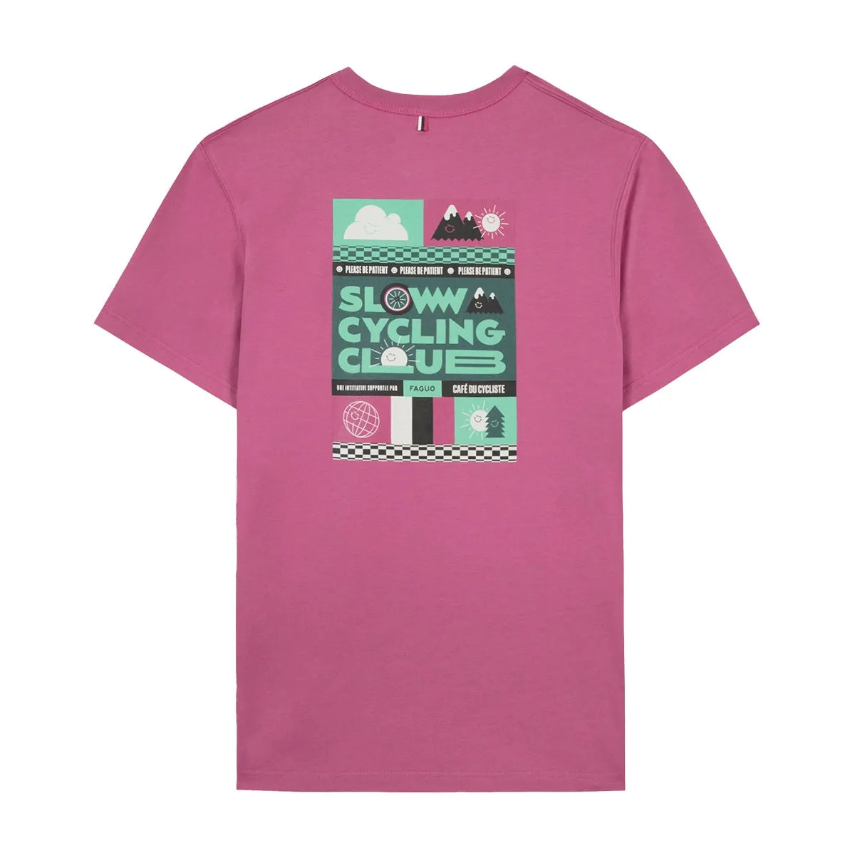 CAFE DU CYCLISTE X FAGUO Lugny Tshirt  - Slow Pink