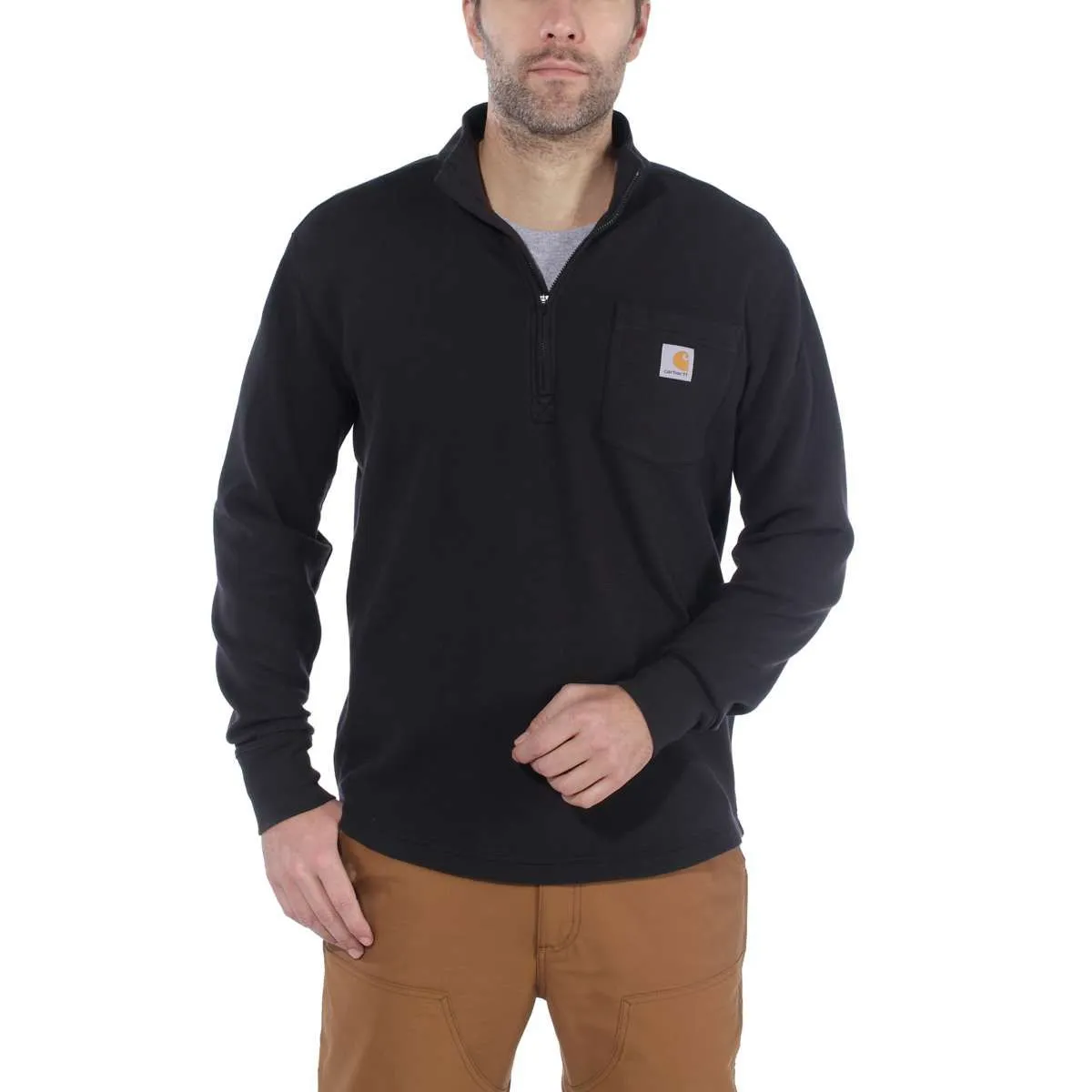 Carhartt&#x20;103362&#x20;Tilden&#x20;Heavyweight&#x20;Half&#x20;Zip&#x20;-&#x20;Black