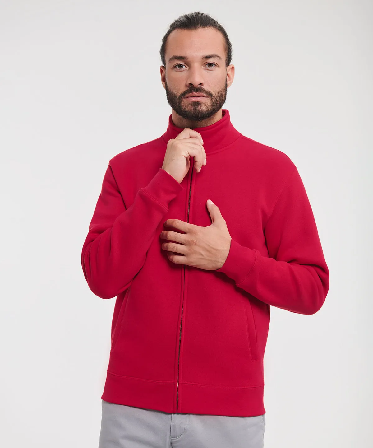 Classic Red - Authentic sweatshirt jacket