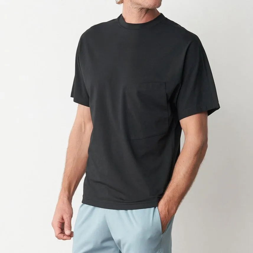 Cool Cotton Relaxed Fit Crew Neck Tee with Pocket