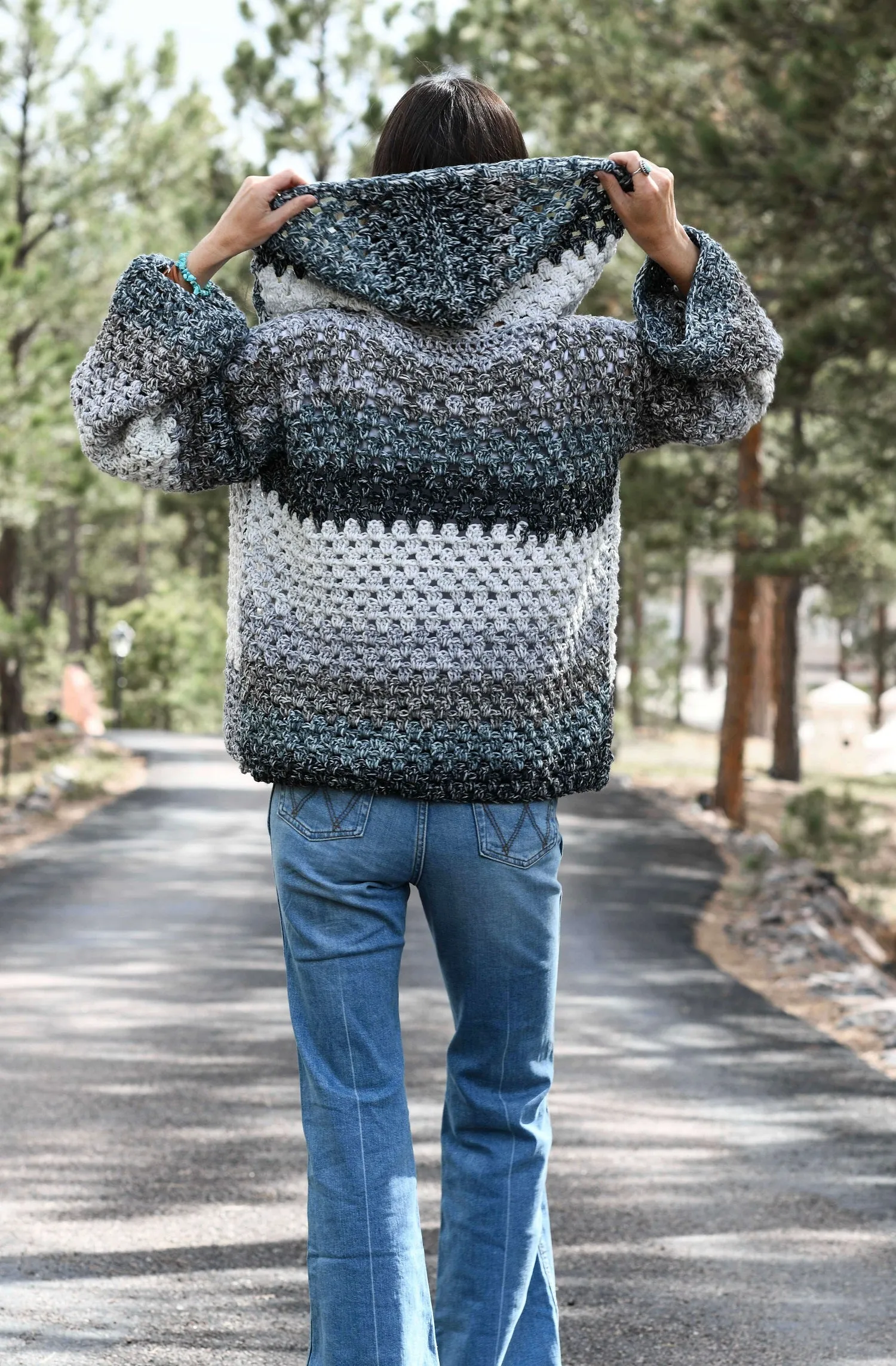 Crochet Kit - Riptide Granny Hoodie