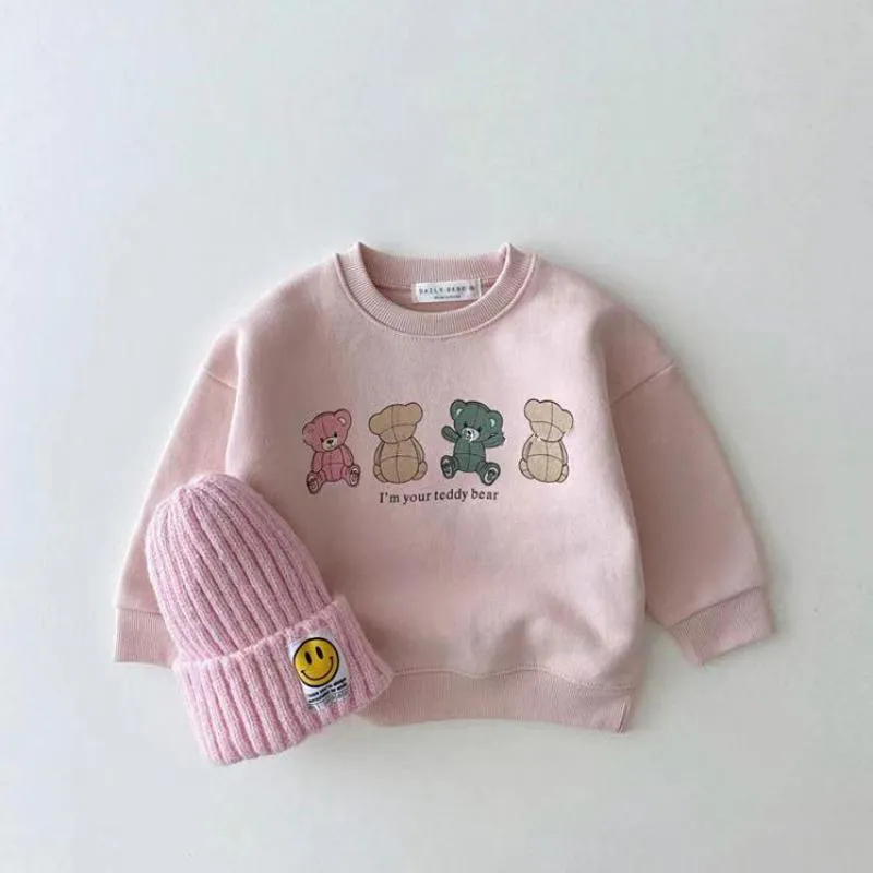 Cute Bear Print Infant Sweatshirt