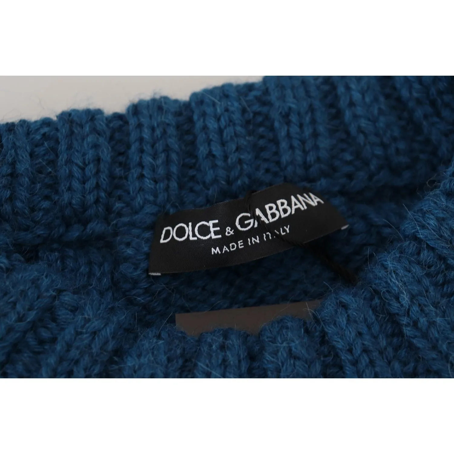 Dolce & Gabbana Elegant Blue Crewneck Sweater