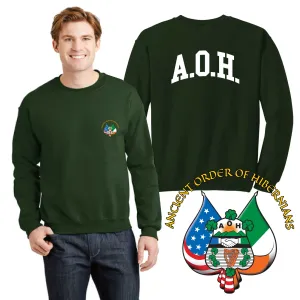 Double Print A.O.H. Crewneck Sweatshirt - 8oz 50/50 Blend