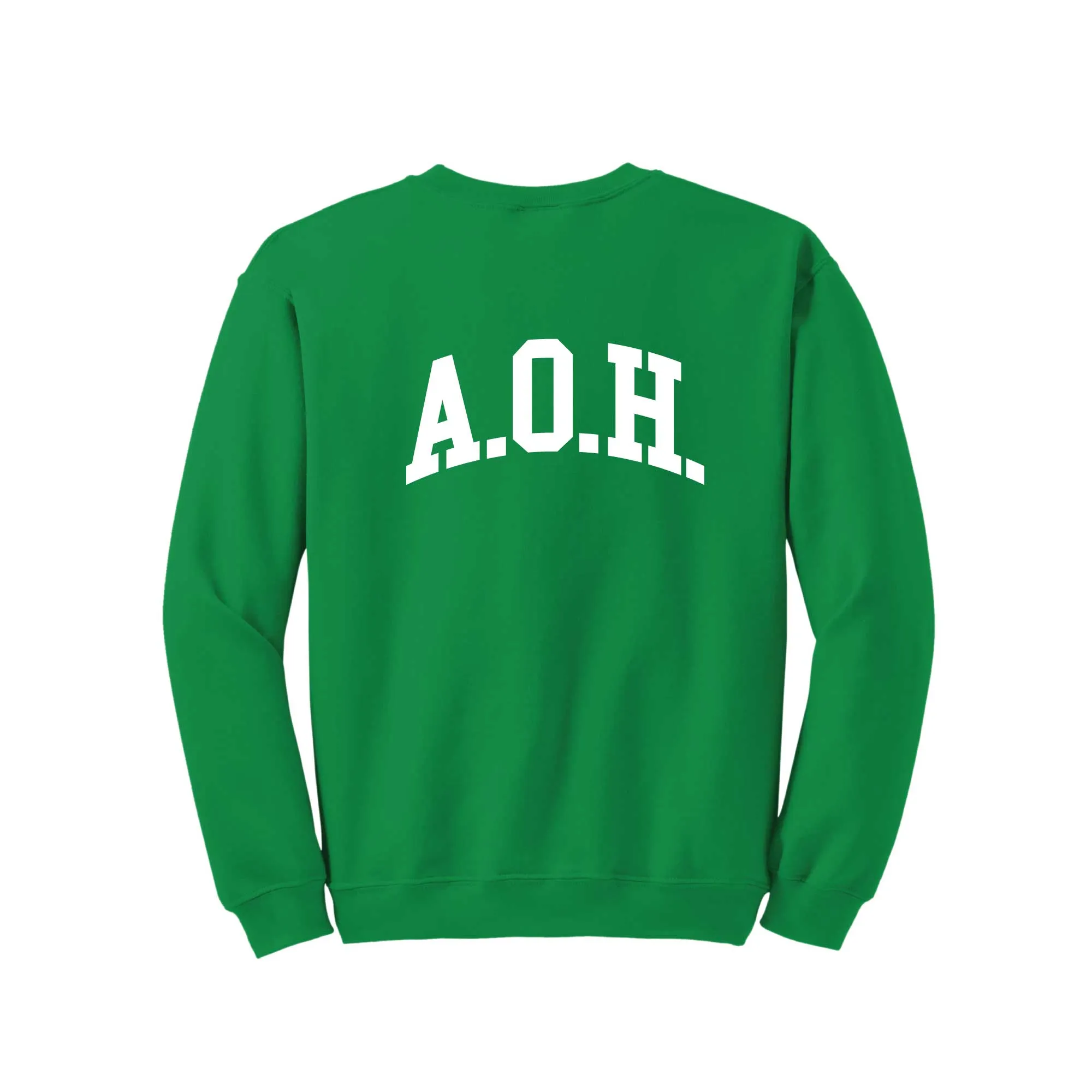 Double Print A.O.H. Crewneck Sweatshirt - 8oz 50/50 Blend