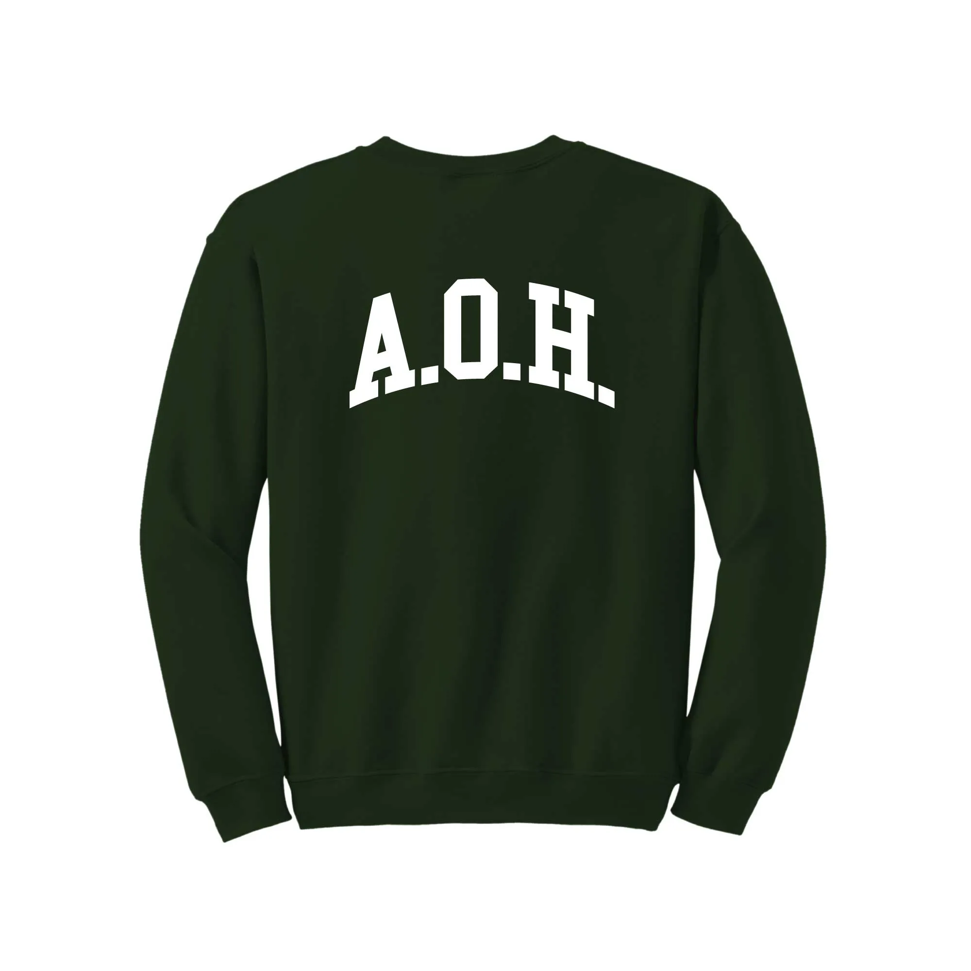 Double Print A.O.H. Crewneck Sweatshirt - 8oz 50/50 Blend