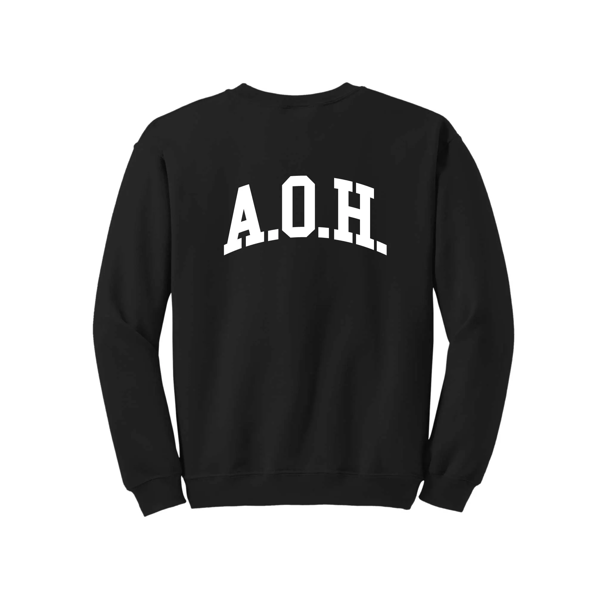 Double Print A.O.H. Crewneck Sweatshirt - 8oz 50/50 Blend