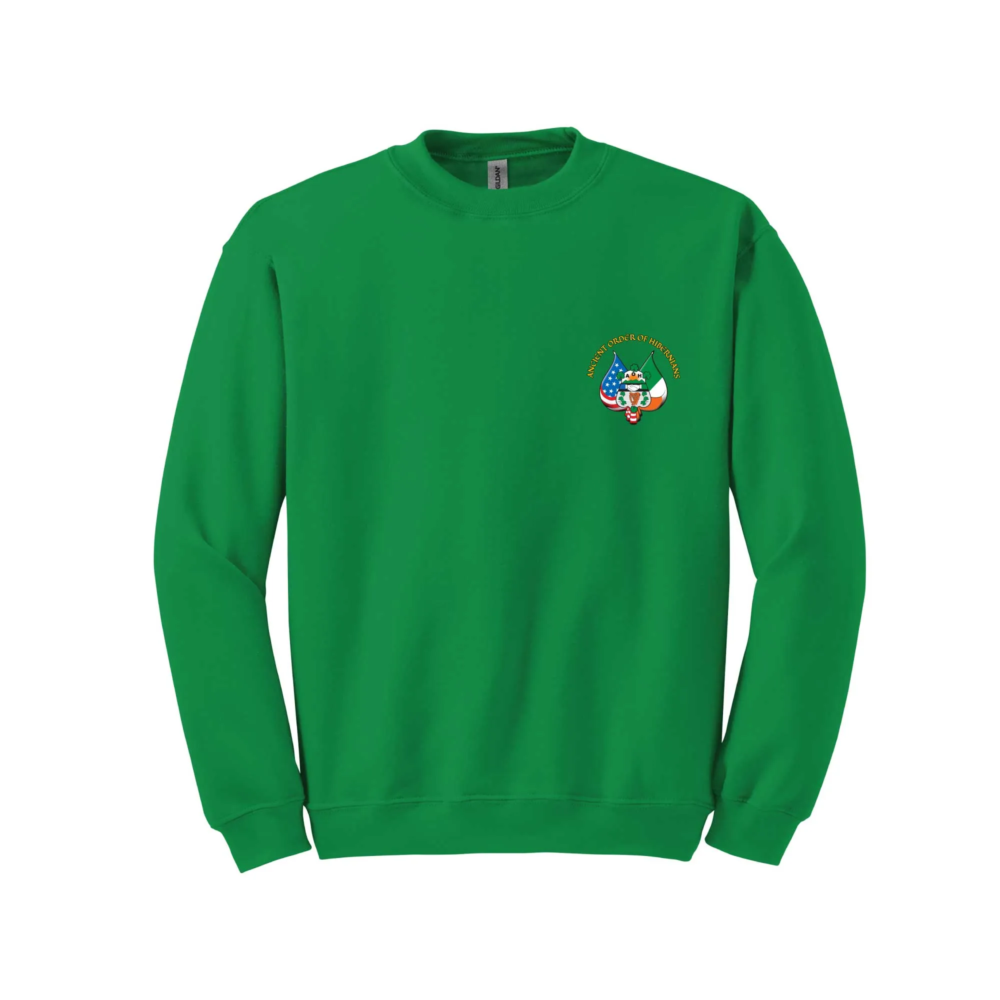 Double Print Hibernian Crewneck Sweatshirt - 8oz 50/50 Blend