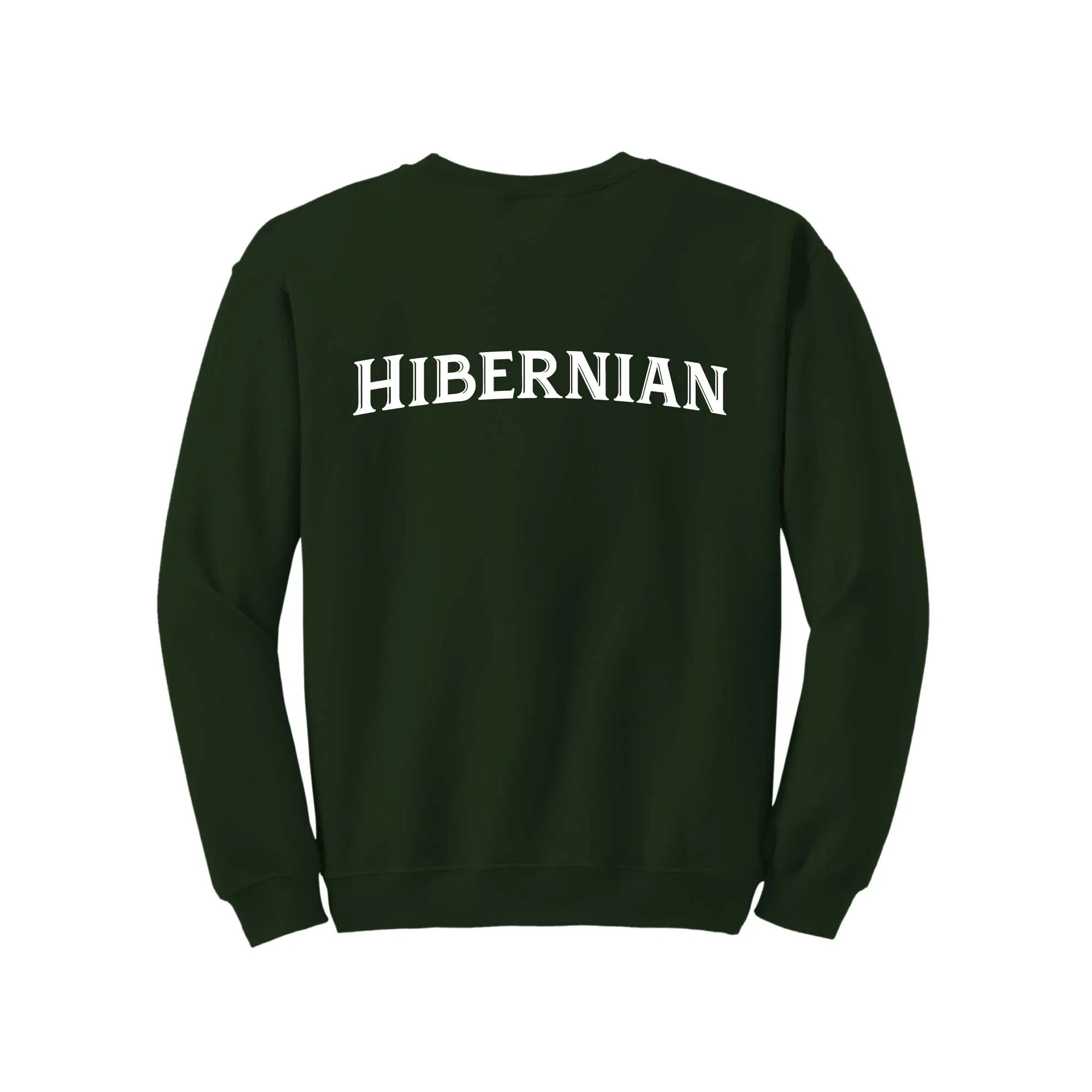 Double Print Hibernian Crewneck Sweatshirt - 8oz 50/50 Blend