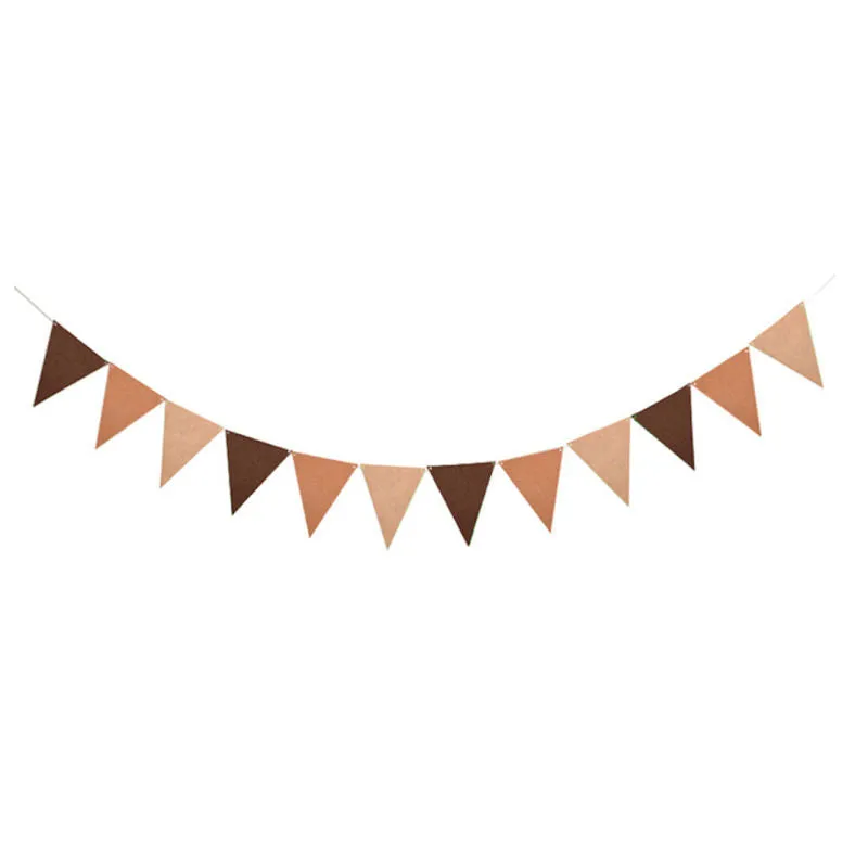 Felt Bunting - Browns