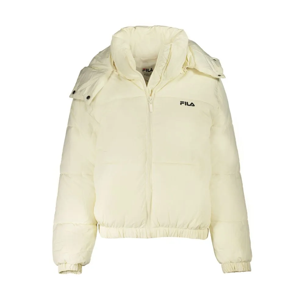 Fila Beige Polyester Women Jacket