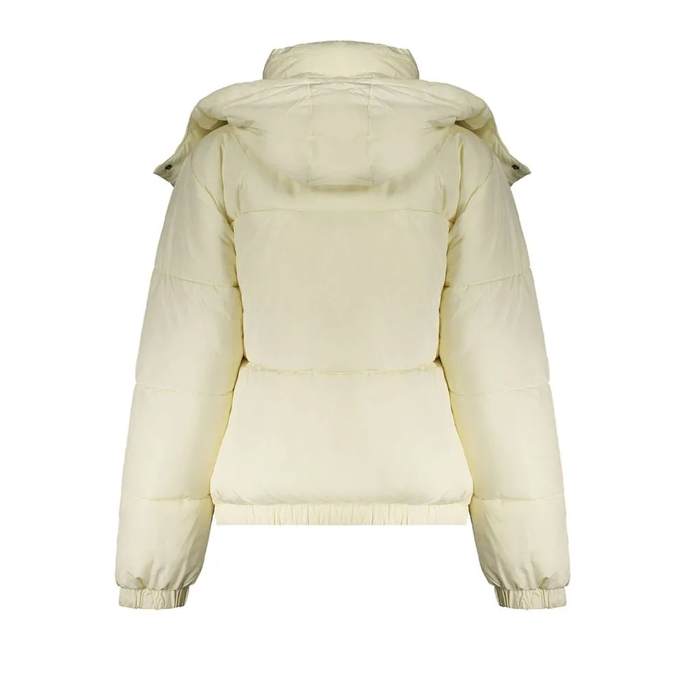 Fila Beige Polyester Women Jacket