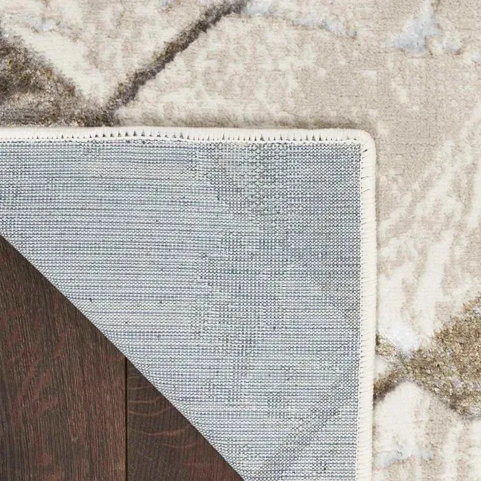 Glitz GLZ02 Ivory/Grey Rug