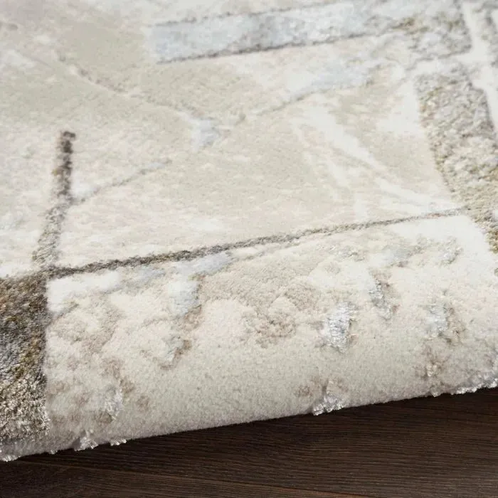 Glitz GLZ02 Ivory/Grey Rug