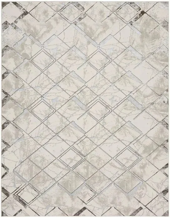 Glitz GLZ02 Ivory/Grey Rug