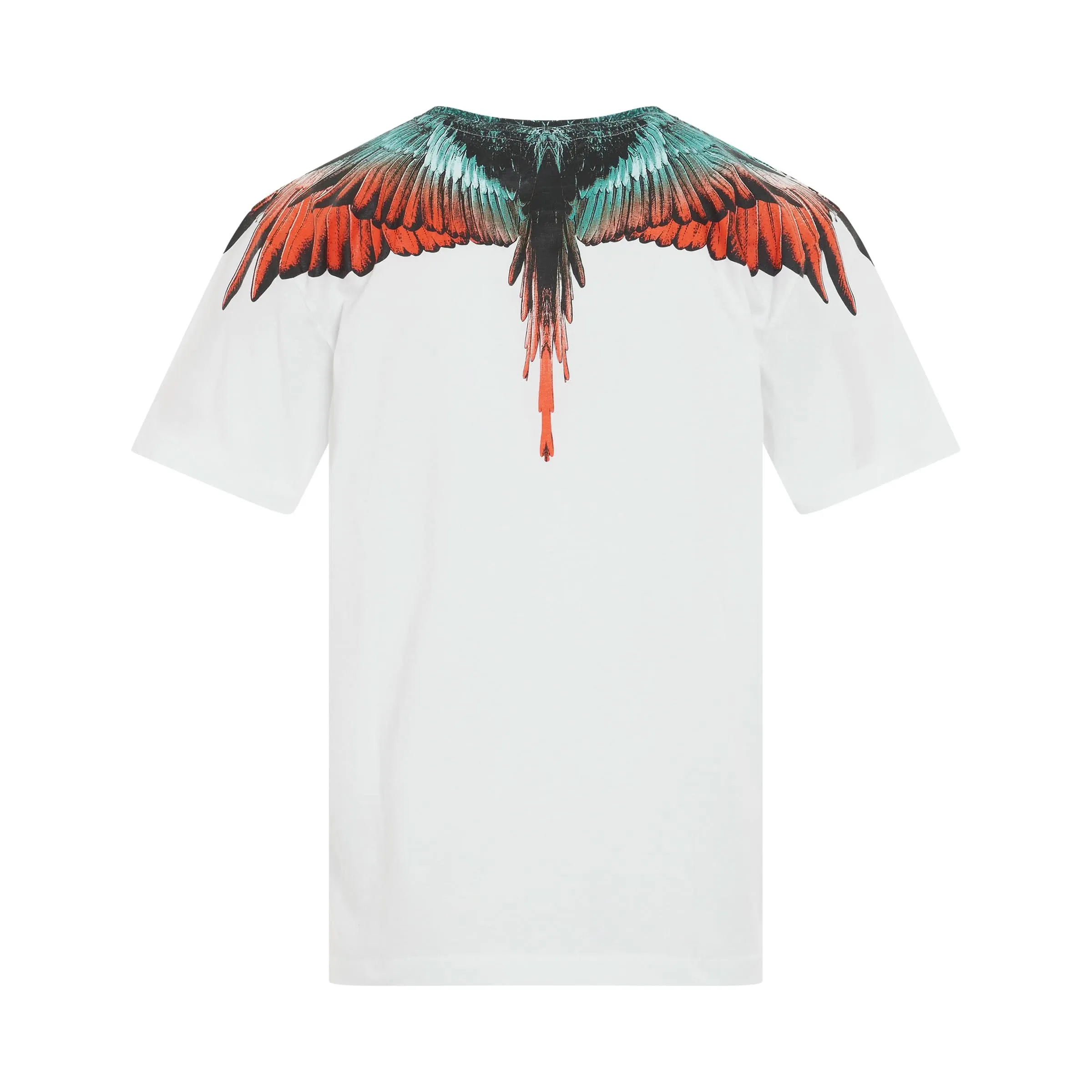 Icon Wings Regular Fit T-Shirt in White/Orange