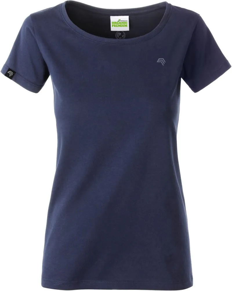 JAN 8007 ― Damen Bio-Baumwolle T-Shirt - Navy Blau