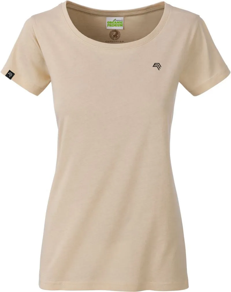 JAN 8007 ― Damen Bio-Baumwolle T-Shirt - Stone Beige