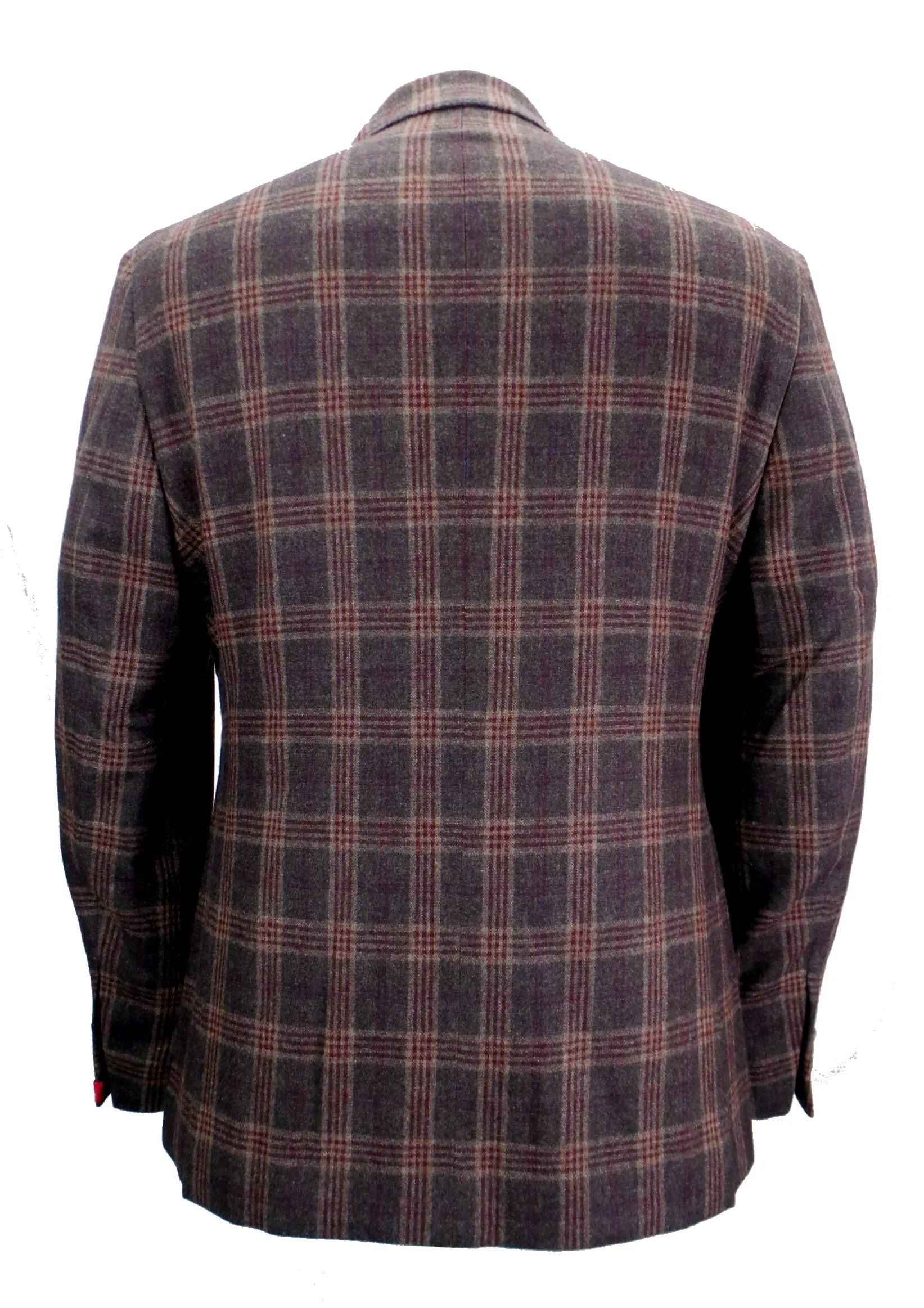 JKT New York Trent Modern Plaid Wool Blazer