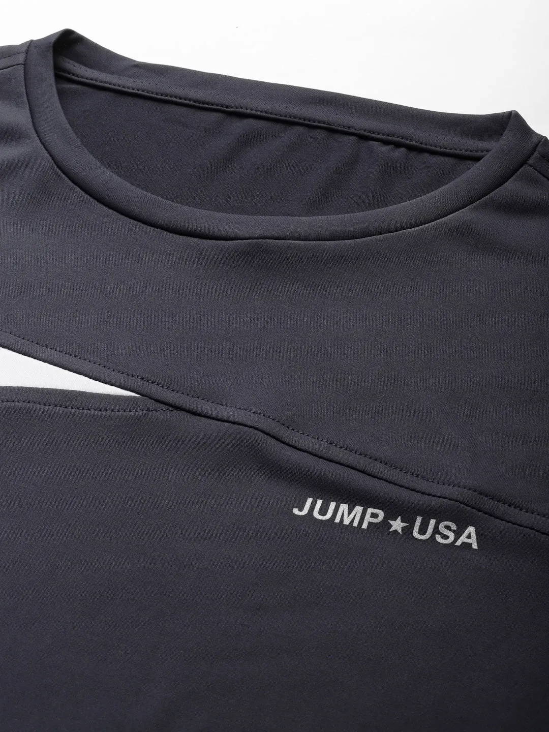 JUMP USA Men EC Navy-White Rapid Dry Training Tank T-Shirt