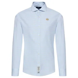 La Martina Light Blue Cotton Shirt