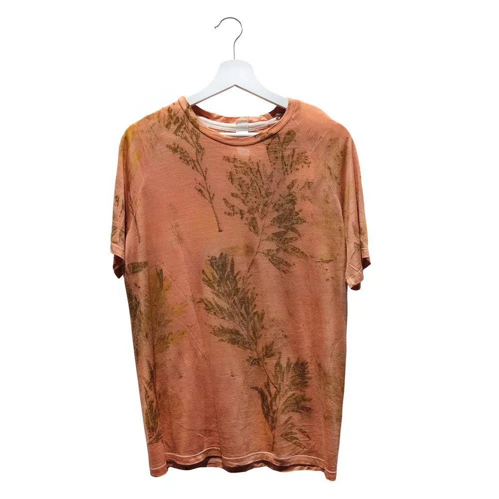 MAAD Cycling Short Sleeve Tshirt - Orange Leaves