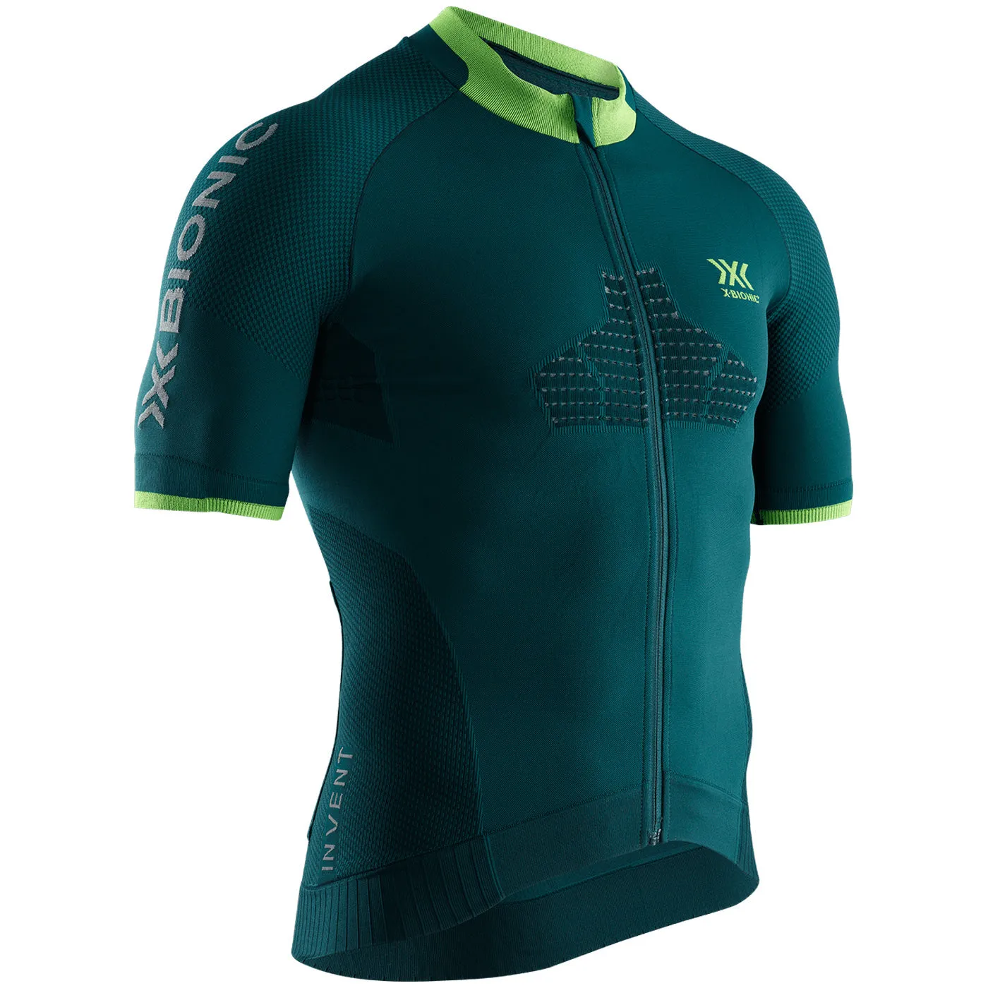 Maglia X-Bionic Invent 4.0 Bike Zip - Verde