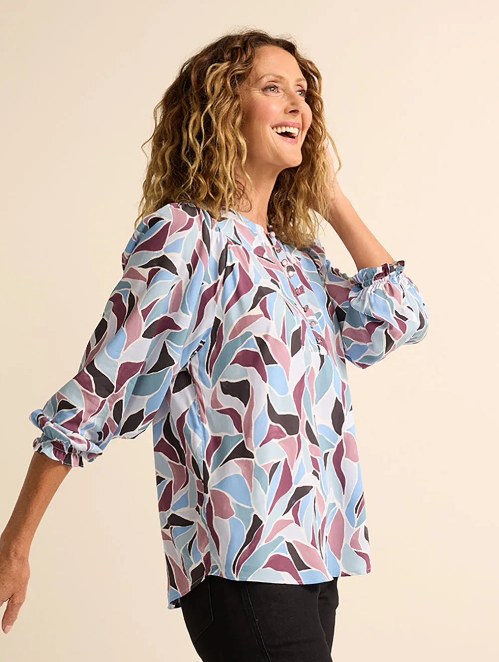 Makaela 3/4 Sleeve Blouse