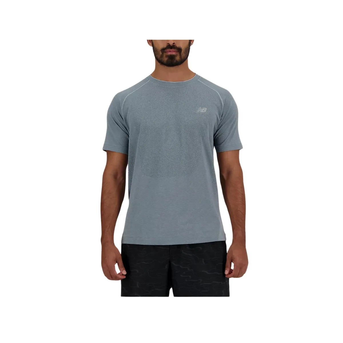 New Balance Grey Knit T-Shirt