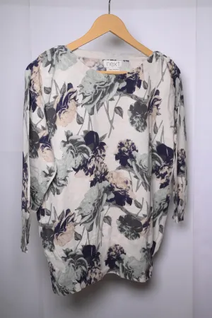 Next Floral Off-White Medium Sweatshirt